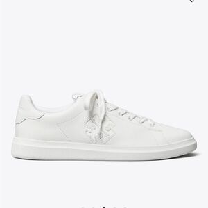 TORY BURCH HOWELL COURT SNEAKER-Titanium White